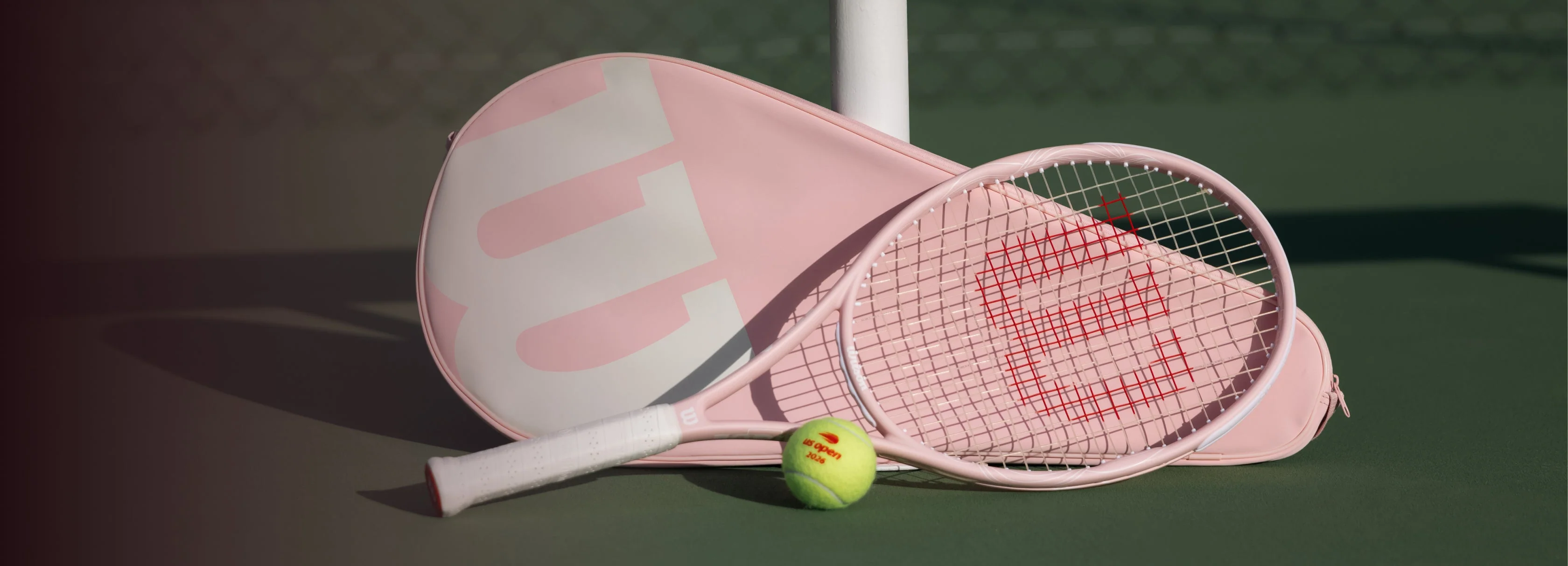 The object the project is derived from: a pink table tennis racket
